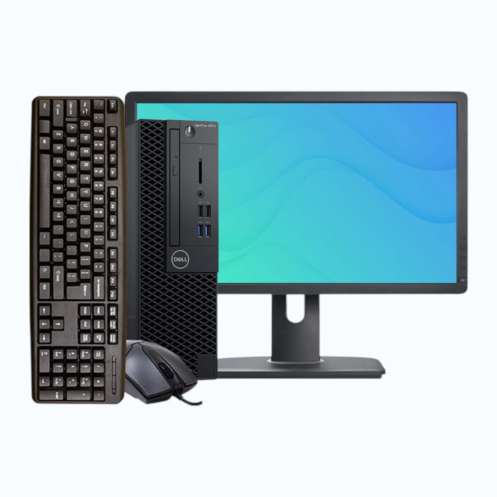 DELL OPTIPLEX 3070 i5-9th Gen/8GB RAM/256GB SSD/IPS Frameless FHD monitor/Wired Keyboard & Mouse